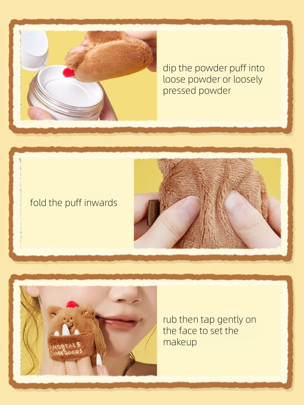 TUNEE GOODS Loose Powder Puff