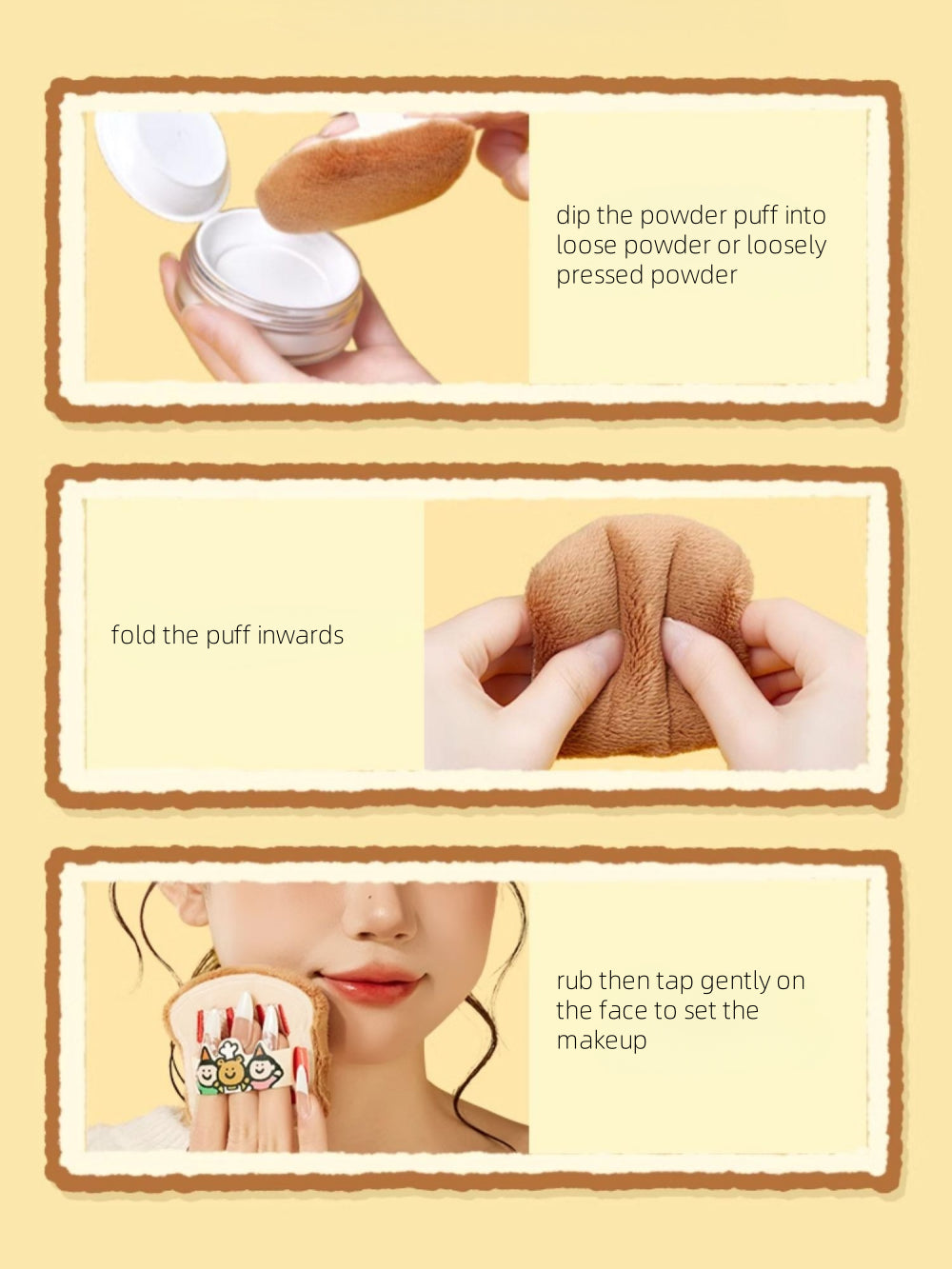 TUNEE GOODS Toast-Like Powder Puff