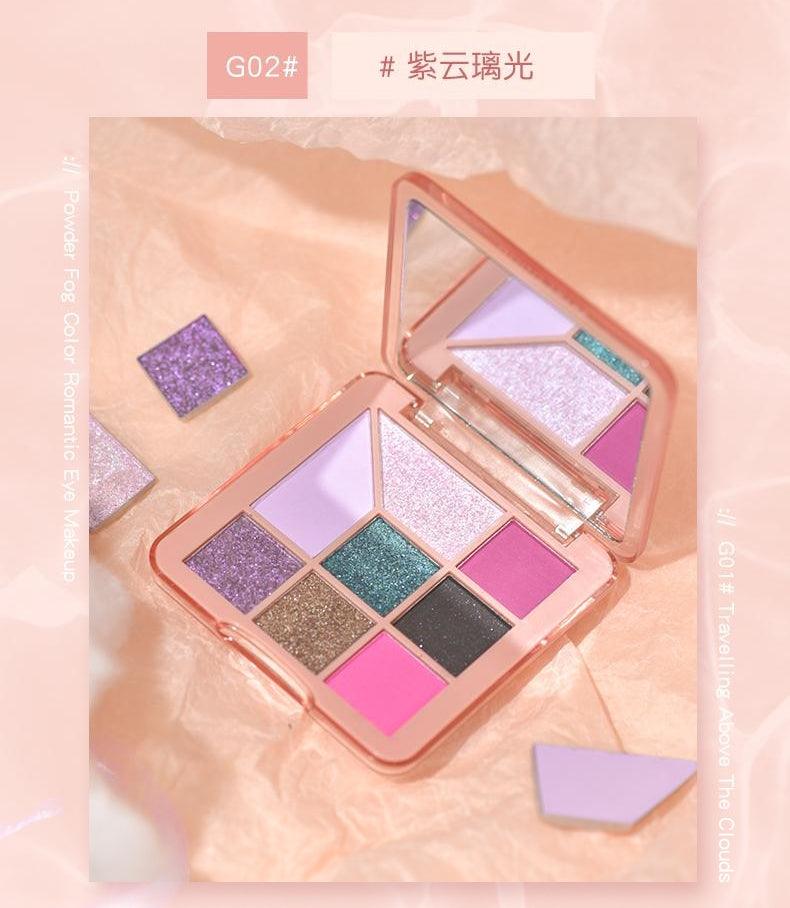 GOGO TALES Powder Fog Cloud Eyeshadow Palette GT516 - Chic Decent