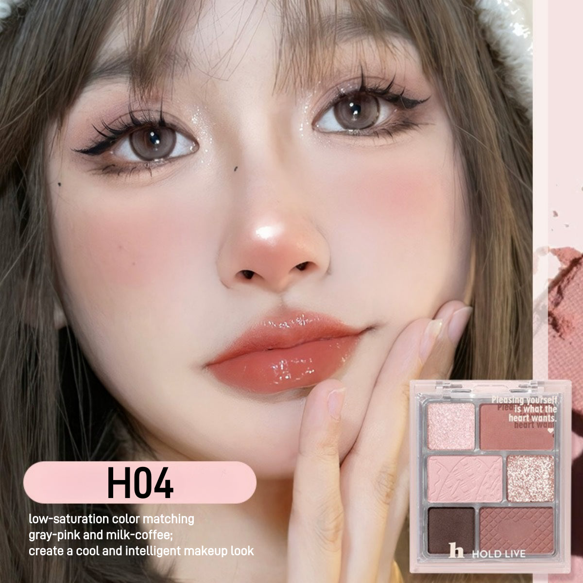 3 in 1 Face Palette Powder Blusher Eyeshadow 16g
