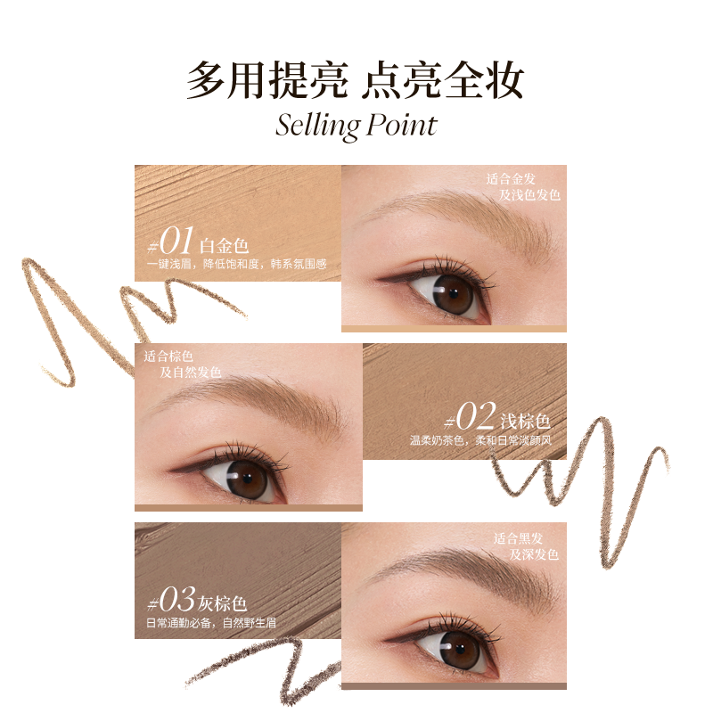 Dual Ended Eyebrow Pencil and Cream 3.8g