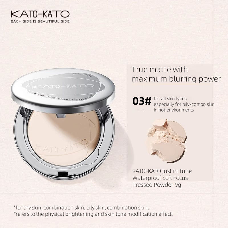 KATOKATO - Just in Tune Waterproof Soft Focus Pressed Powder 9g