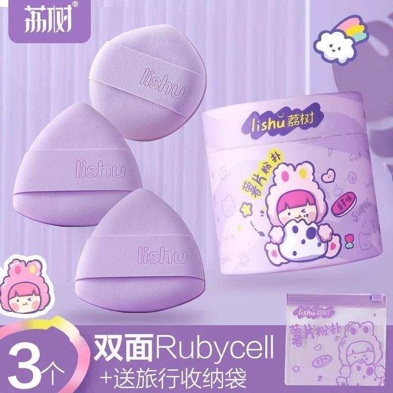 Chips Bucket Rubycell Makeup Puff Violet