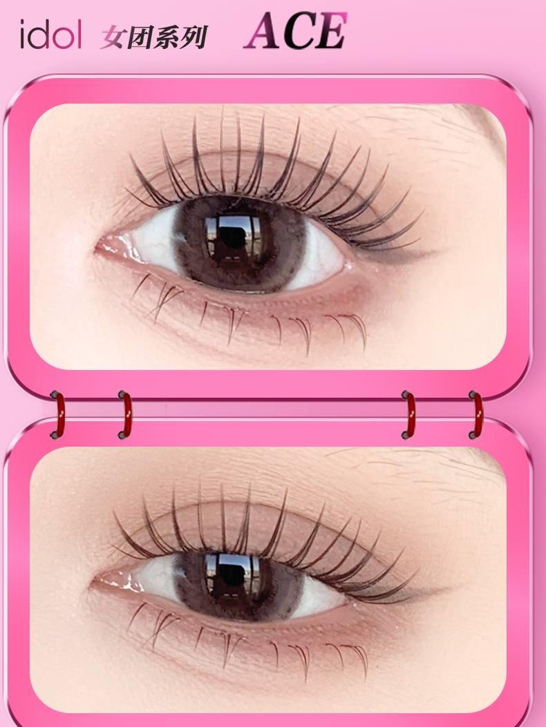 POP Girls Makeup Glue Free False Eyelashes 48