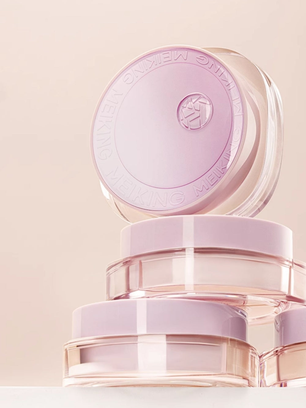 MEIKING Wild Rose Tricolor Blurring Setting Powder 7g