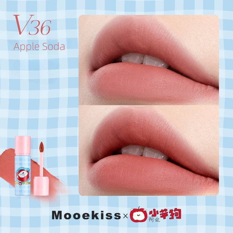 Mooekiss Apple Dog Velvet Lip Mud 3g