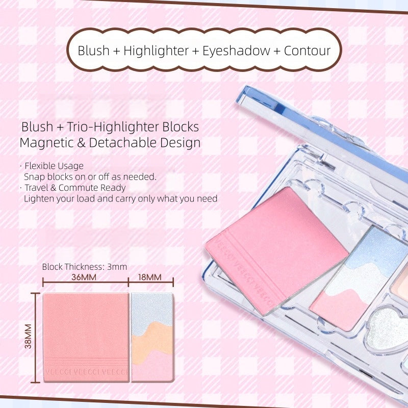 Color Block Multi Function Eyeshadow Palette 11g