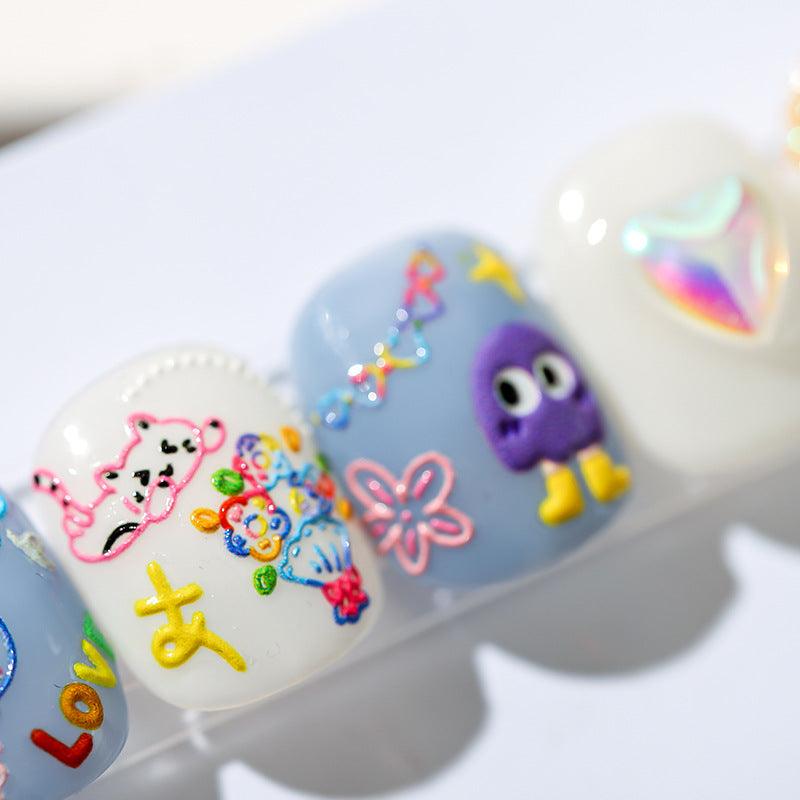 DIY Nail Stickers Nail Art TS1249 - Chic Decent