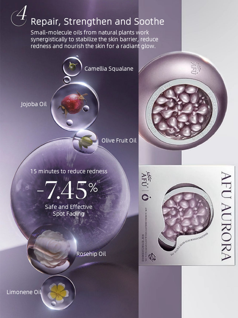 AFU Aurora Brightening & Anti-spot Facial Oil 0.35ml*21