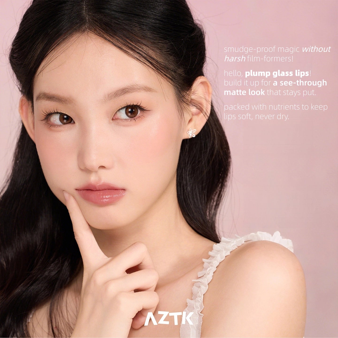 AZTK - Candy Floss Double Touch Lipgloss 1.7g+1.7ml (New Version)