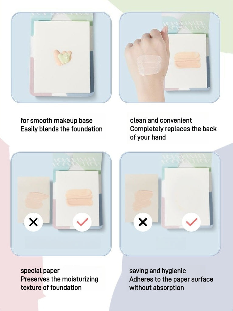 Allsmile - Disposable Foundation Toner Paper 100 Sheets