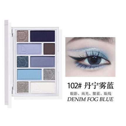 BIYA - 10 Colors Eyeshadow Palette 15g