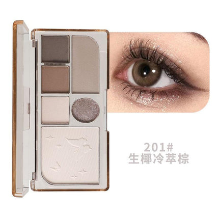 BIYA - Butterflies 6 Colors Eyeshadow Palette 7.05g