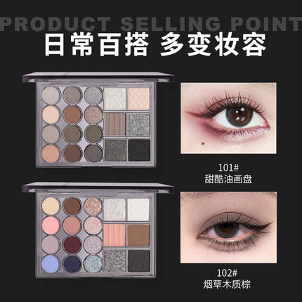 BIYA - Multi Purpose 18 Colors Eyeshadow Palette 22.2g