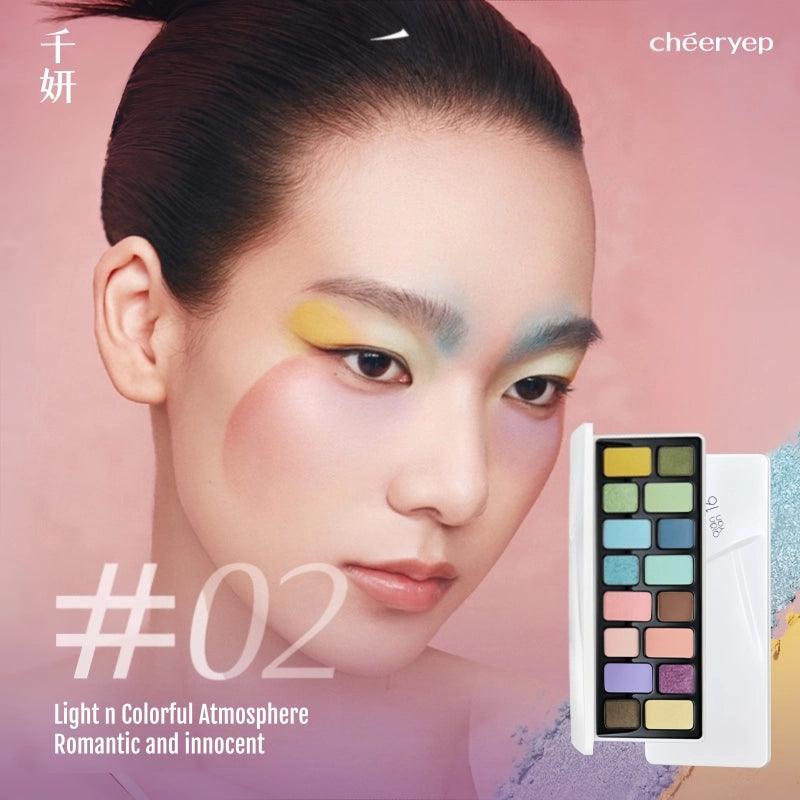 Cheeryep 千妍本色主演十六色眼影盘