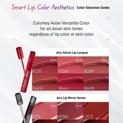 Colorkey - Airy Velvet Lip Lacquer 3g