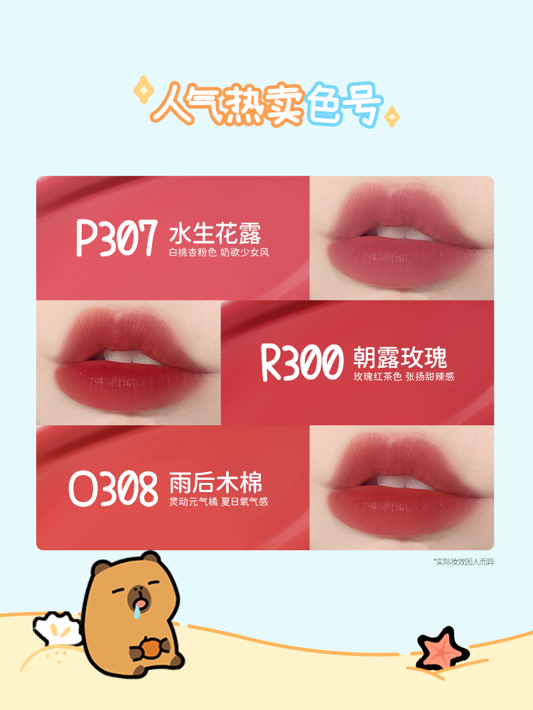 Colorkey Capybara Soft Matte Water Tint Giftbox 6g