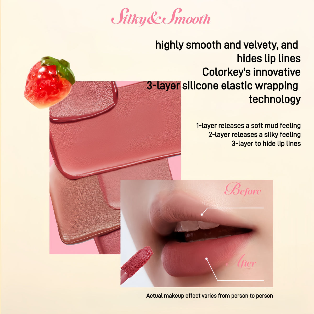Colorkey 珂拉琪丝滑奶油哑光唇泥 3g