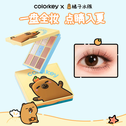 Colorkey - Orange Capybara Nine Shades Eyeshadow Palette 13.5g