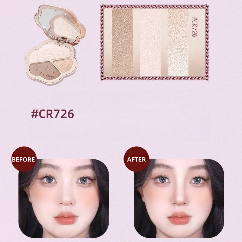 Colorrose Lighting 3-Shade Contour Palette 9g