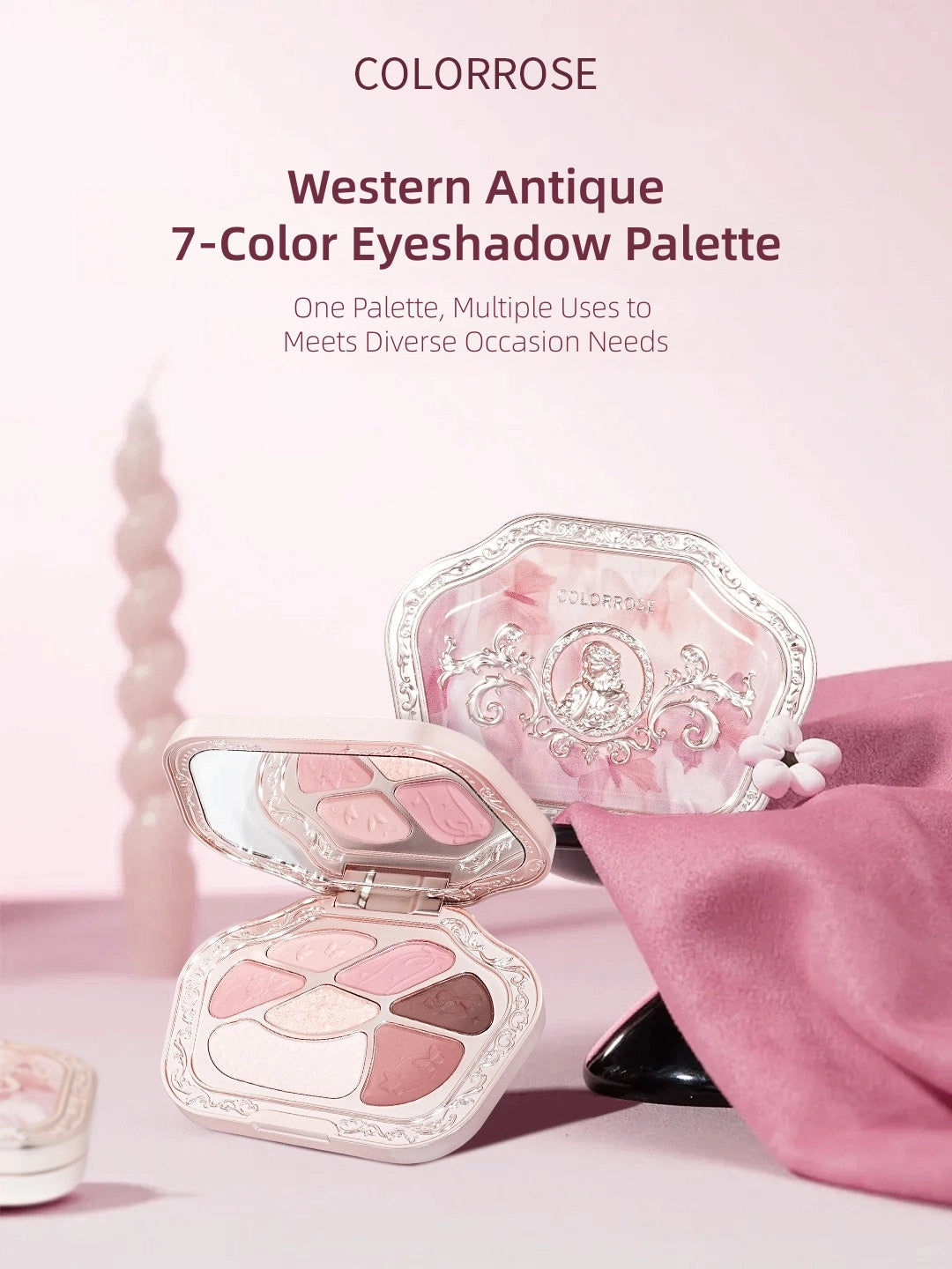 Colorrose - Western Antique 7-Color Eyeshadow Palette 12g