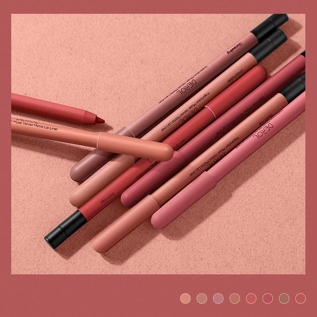 DEROL Velvet Matte Lip Liner DR044 - Chic Decent