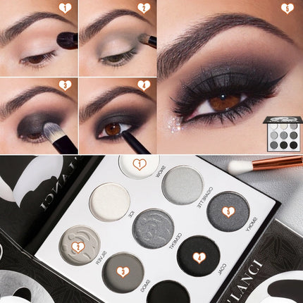 De'Lanci - Panda Palette 9 Colors Eyeshadow 20g