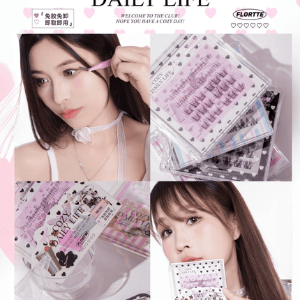 Flortte - Cozy Daily Life Glue Free False Eyelashes