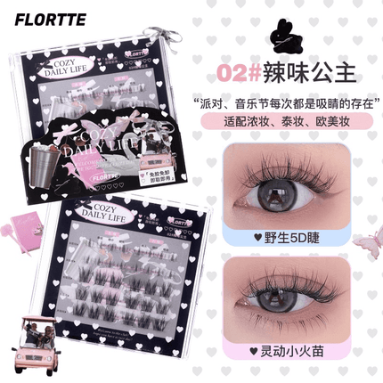 Flortte - Cozy Daily Life Glue Free False Eyelashes