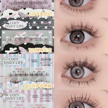 Flortte - Cozy Daily Life Glue Free False Eyelashes