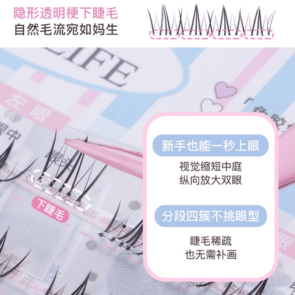 Flortte - Cozy Daily Life Glue Free False Eyelashes