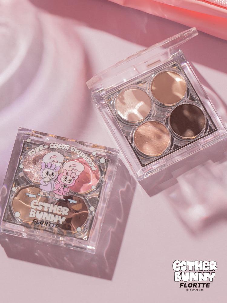 Flortte Esther Bunny Four Colors Eyeshadow 4g