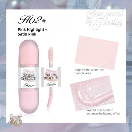 Flortte - Sea Pearl Double Ended Highlight Contour Liquid 4.3g 4.6g