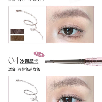 Flortte - Solid Small Machete Eyebrow Pencil 6 Shades 110mg