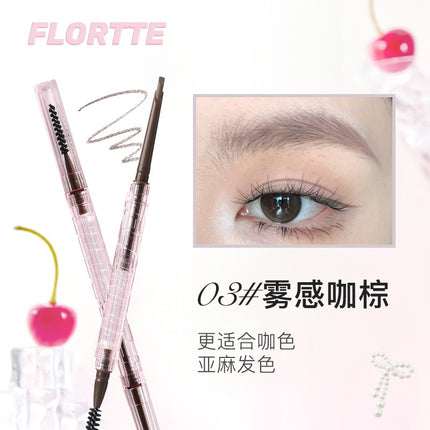 Flortte - Solid Small Machete Eyebrow Pencil 6 Shades 110mg