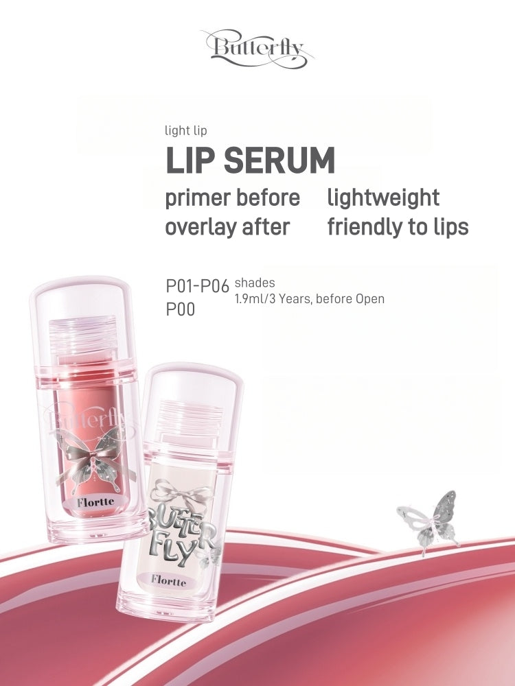 Flortte Twin Butterfly Series Lip Serum Twin P 1.9g