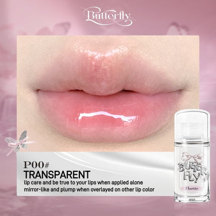 Flortte - Twin Butterfly Series Lip Serum Twin P 1.9g