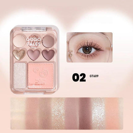 GOGOTALES - 3IN1 Hearts Palette 9.5g