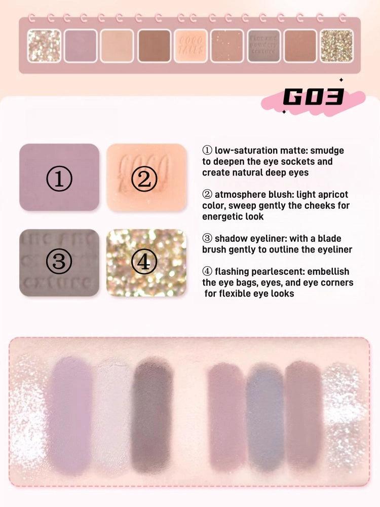 GOGO TALES 戈戈舞璃梦日记九色眼影盘 11克