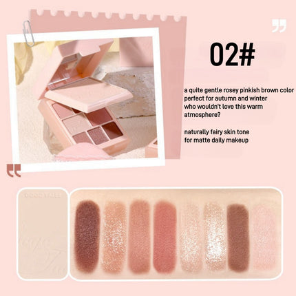 GOGOTALES - 2-IN-1 Kit Pressed Powder Eyeshadow Palette 15.2g