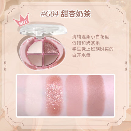 GOGOTALES - Glittering Colourful Eyeshadow Palette 4.8g