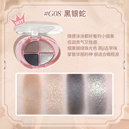 GOGOTALES - Glittering Colourful Eyeshadow Palette 4.8g
