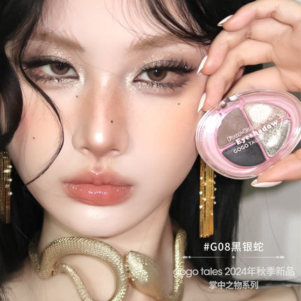 GOGOTALES - Glittering Colourful Eyeshadow Palette 4.8g