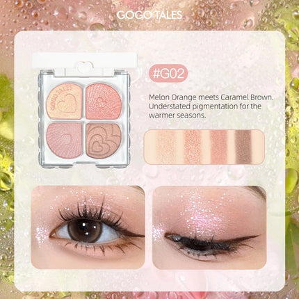 GOGOTALES - Velvet Secret Language Eyeshadow Palette 6.4g