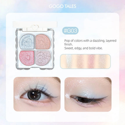 GOGOTALES - Velvet Secret Language Eyeshadow Palette 6.4g