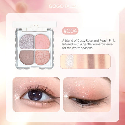 GOGOTALES - Velvet Secret Language Eyeshadow Palette 6.4g