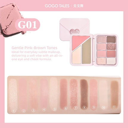 GOGOTALES - Shy Sweetness Comprehensive Powder Palette 19.6g
