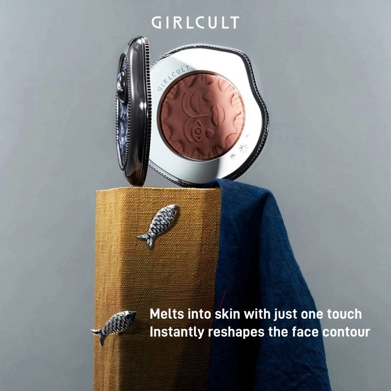 Girlcult 构奇苗巫系列多用膏腮红膏修容膏阴影自然面中凹陷提亮膏 GC045