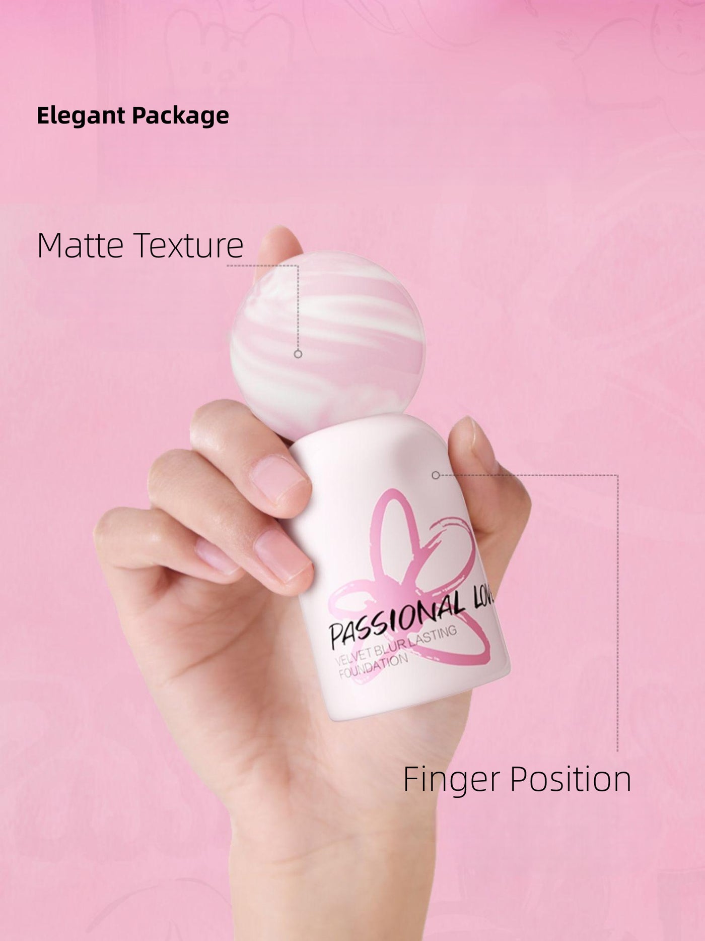 [Graffiti Series] Passional Lover Velvet Blur Lasting Foundation 4.0 Oil Skin Prefer 30ml