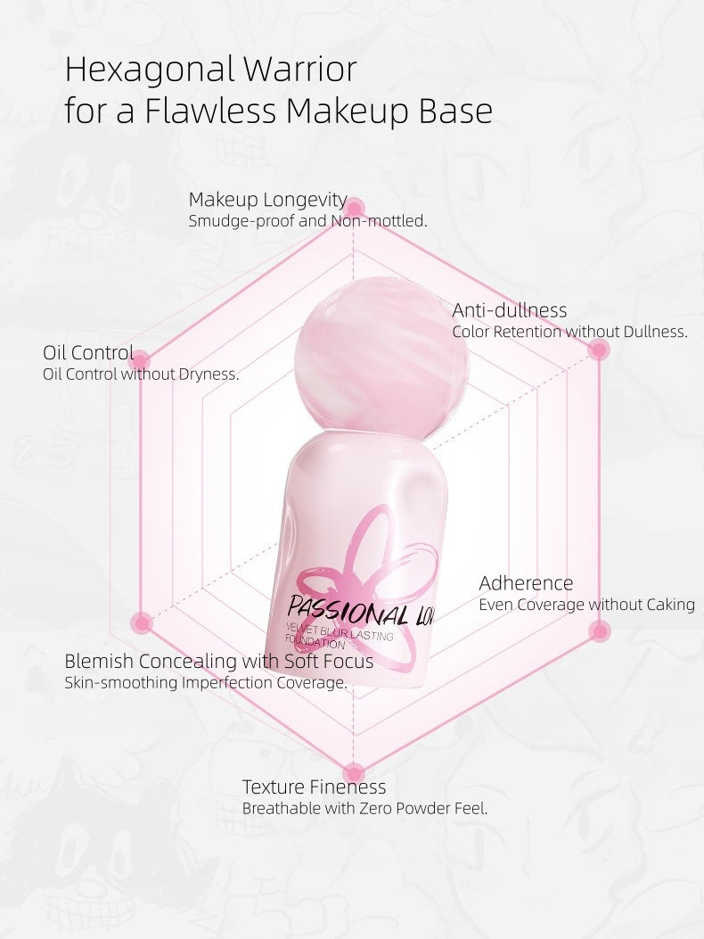 [Graffiti Series] Passional Lover Velvet Blur Lasting Foundation 4.0 Oil Skin Prefer 30ml